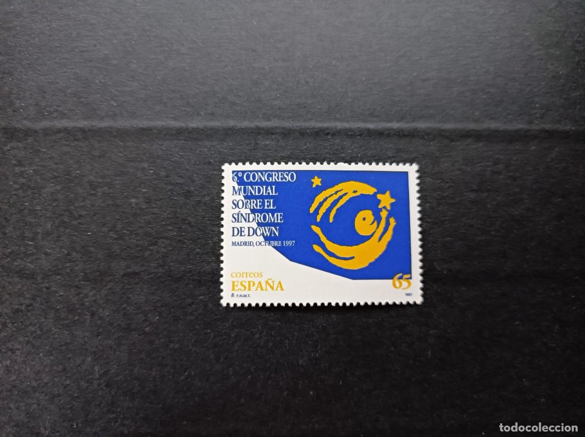 Sellos: Sello nuevo. 6&ordm; Congreso Mundial Sobre S&iacute;ndrome de Down. 23 Octubre 1997. Edifil 3517.