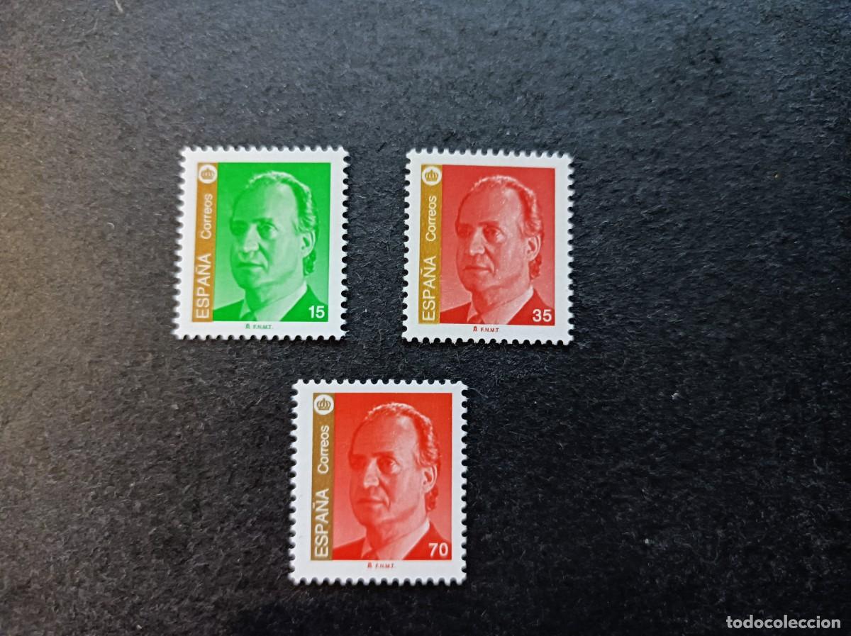 Sellos: Sello nuevos. Serie B&aacute;sica Juan Carlos 1998. Serie completa. Edifil 3526/3528.