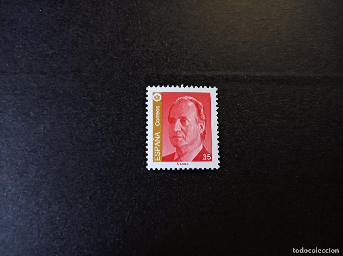 Sellos: Sello nuevo. Serie B&aacute;sica Juan Carlos. Sello de 35 Pesetas. 13 de Febrero de 1998. Edifil 3527.
