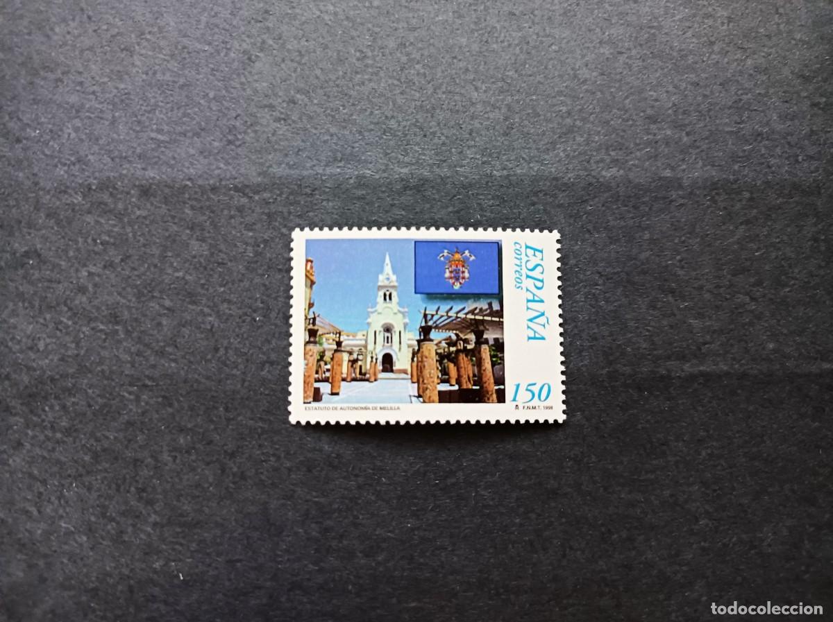 Sellos: S, nuevo. Estatutos Autonom&iacute;as Ceuta y Melilla. Vistas de Melilla.16 Marzo 1998. Edifil 3535