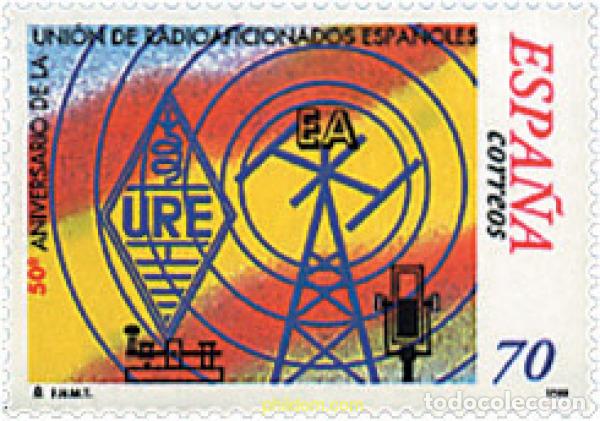 Sellos: 85665 MNH ESPA&Ntilde;A 1999 50 ANIVERSARIO DE LA UNION DE RADIOAFICIONADOS ESPA&Ntilde;OLES