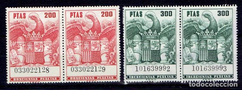 Sellos: FA6512. 1973/1982. Fiscales para Polizas