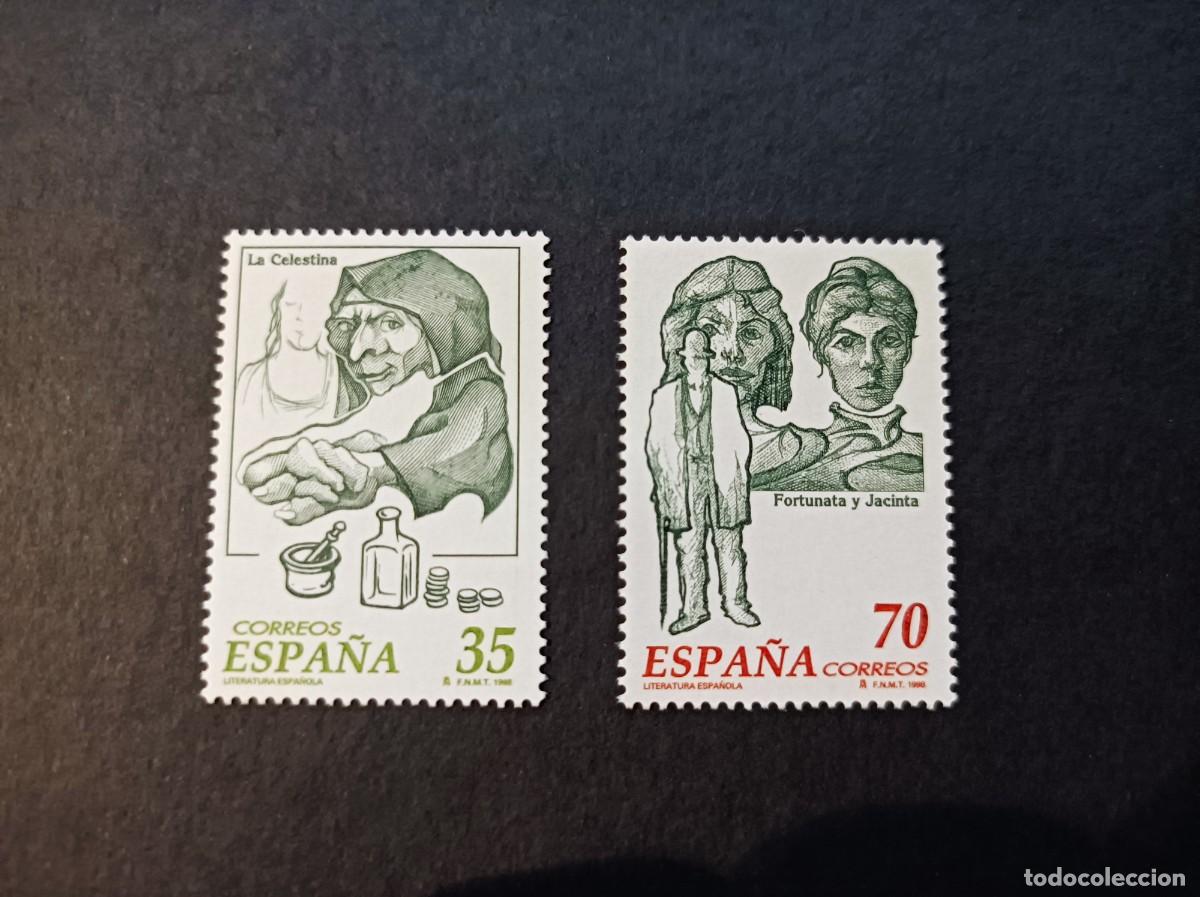Sellos: Sellos nuevos. Literatura Espa&ntilde;ola. Serie completa. 29 Abril 1998. Edifil 3538 y 3539