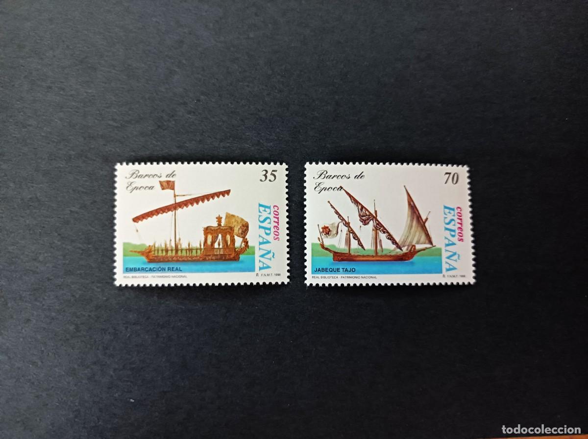Sellos: Sellos nuevos. Barcos de Epoca. Serie completa. 30 de Abril de 1998. Edifil 3540/41.