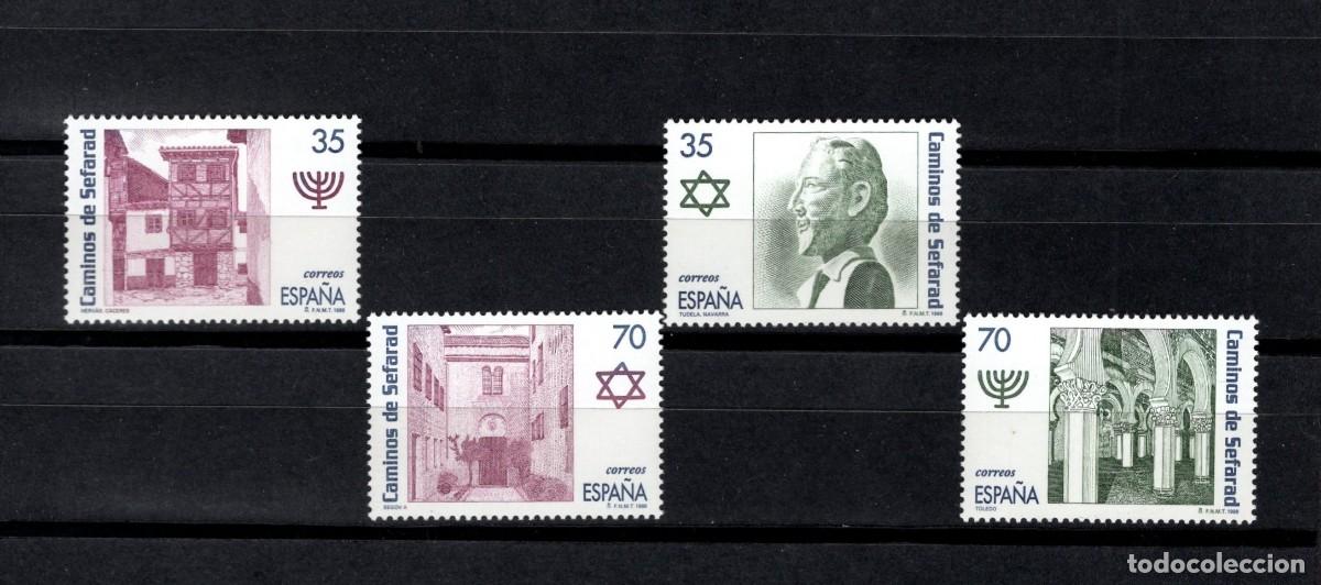 Sellos: Sellos nuevos. Ruta Caminos de Sefarad. Serie completa, 23 noviembre 1998. Edifil 3600/03