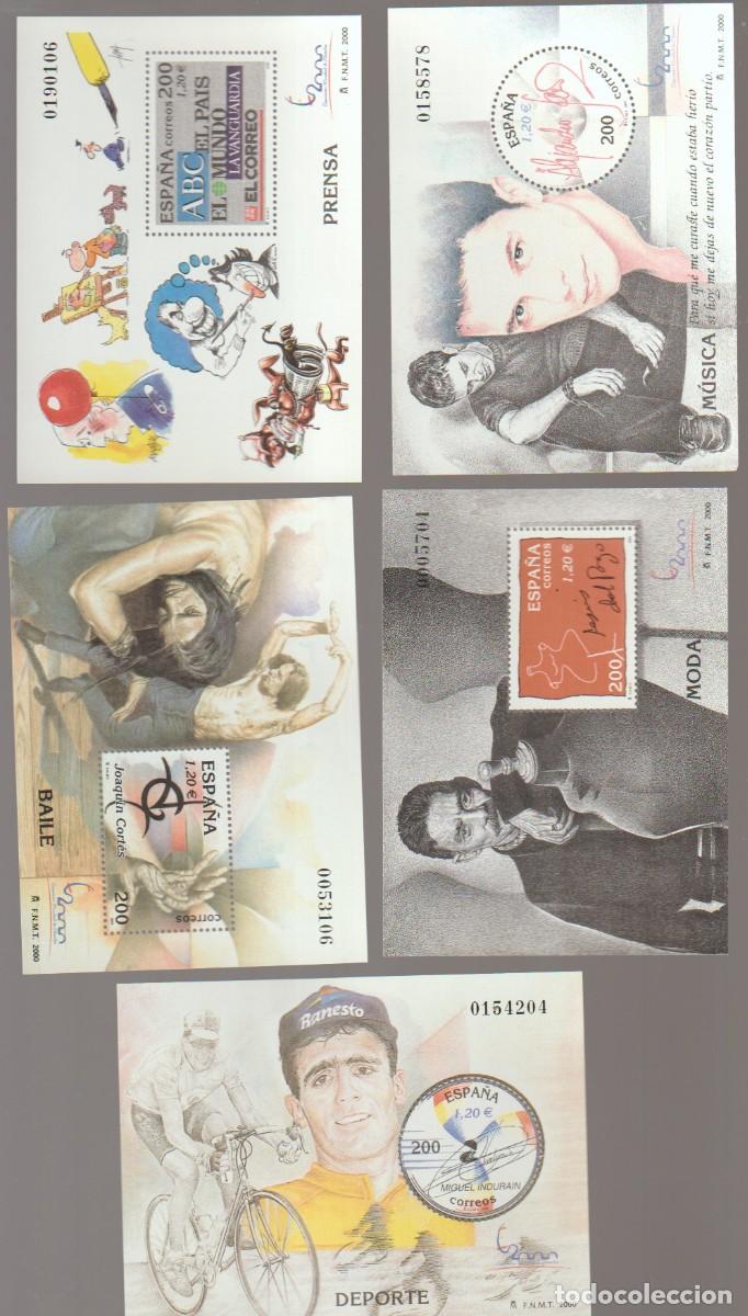 Sellos: Espa&ntilde;a Spain 2000 - Exposicion mundial de Filatelia Espa&ntilde;a 2000 Edifil 3756/3766 mnh**