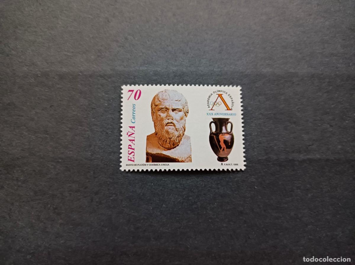 Sellos: Sello nuevo. XXX Aniv&ordm; de la Academia Ol&iacute;mpica Espa&ntilde;ola. 9 Diciembre 1998. Edifil 3605.