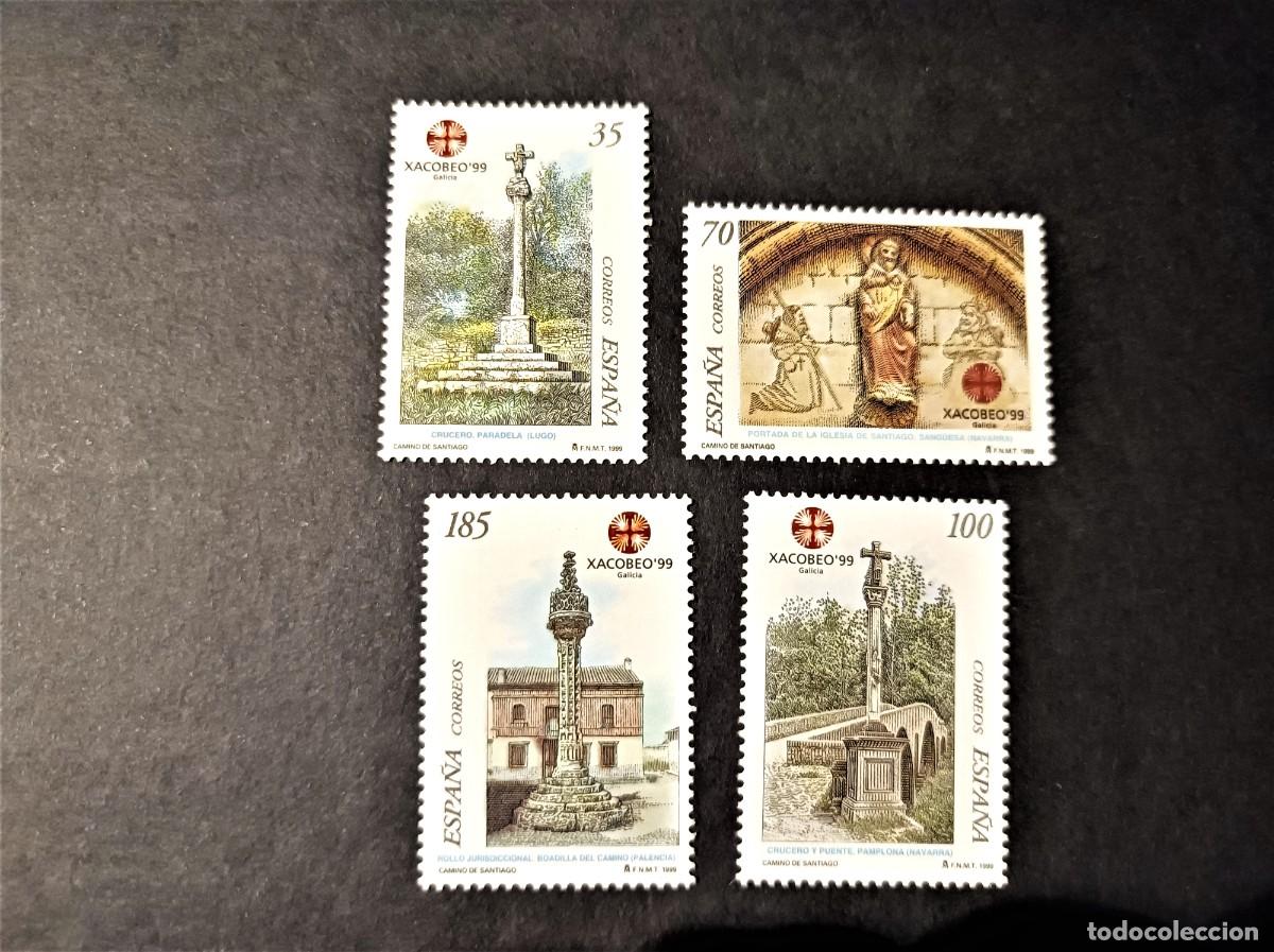 Sellos: Sellos nuevos. Xacobeo&acute;99. Serie completa. 22 Febrero 1999. Edifil 3617/20.