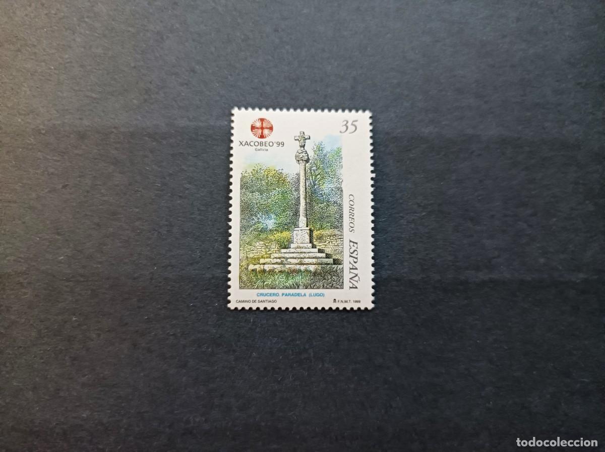 Sellos: Sello nuevo. Xacobeo&acute;99. Crucero Paradela (Lugo). 22 Febrero 1999. Edifil 3617