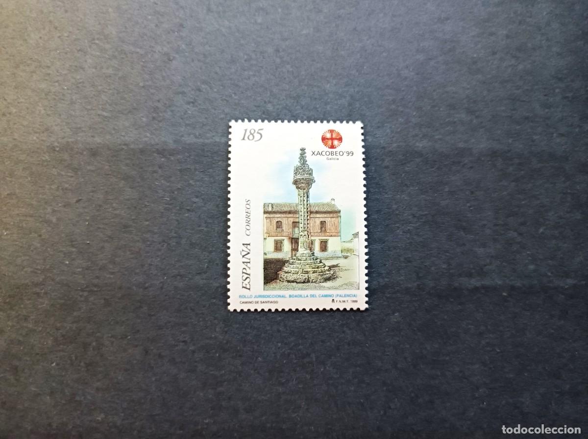 Sellos: Sello nuevo. Xacobeo&acute;99. Rollo de Boadilla del Camino. 22 Febrero 1999. Edifil 3620 .