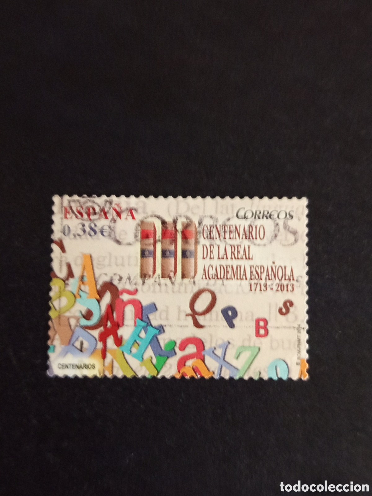 Sellos: Espa&ntilde;a, 2014. Centenario Real Academia Espa&ntilde;ola. Edifil 4847. Pedido m&iacute;nimo 3 &euro;. Ver fotos