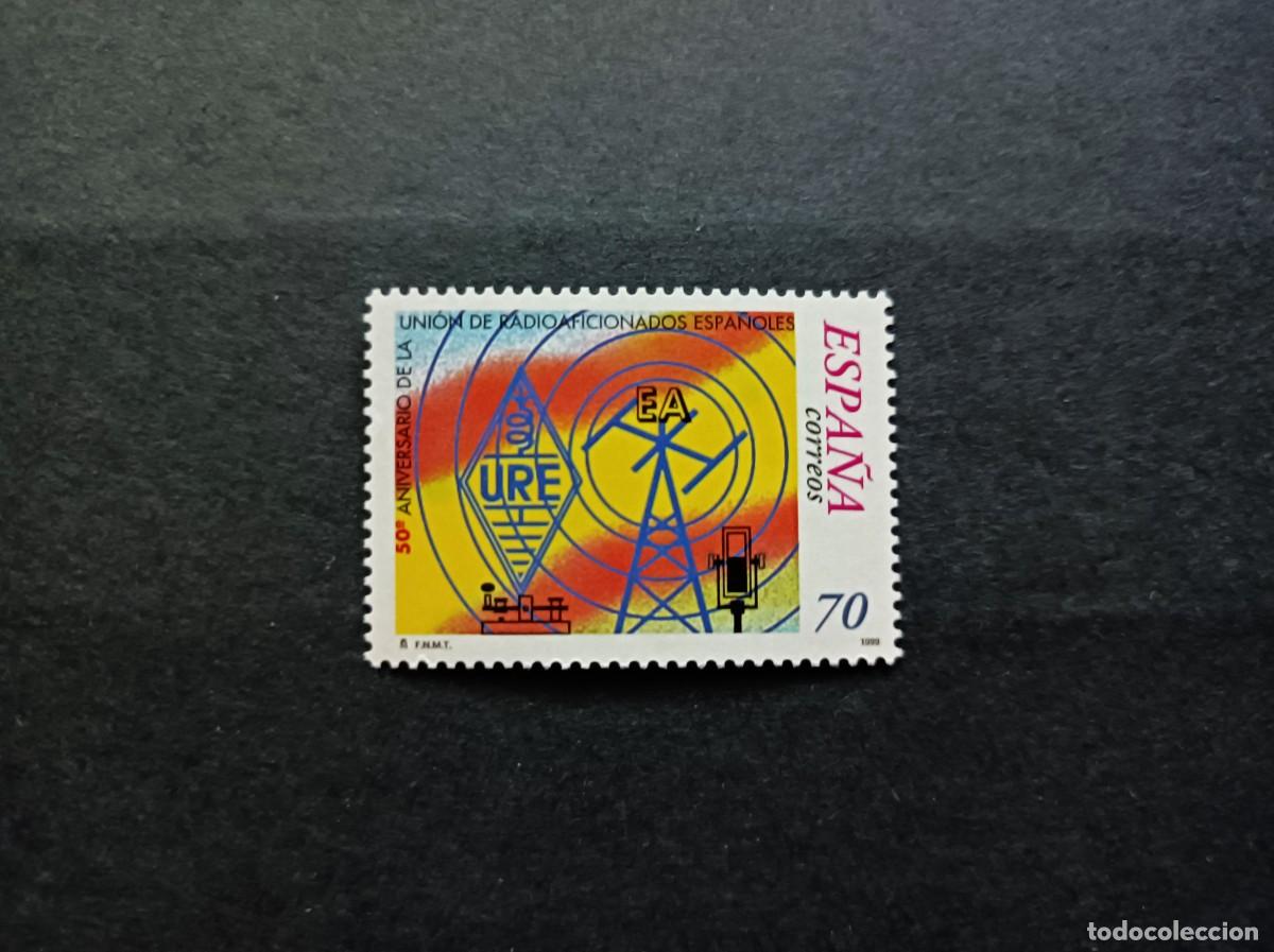 Sellos: Sello nuevo. 50 Aniv&ordm; Uni&oacute;n de Radioaficionados Espa&ntilde;oles. 16 Abril 1999. Edifil 3626.