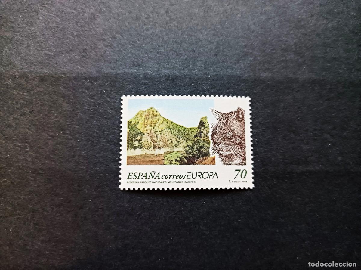 Sellos: Sello nuevo. Europa. R. P. Naturales. Parque de Montfrag&uuml;e. 5 Mayo 1999. Edifil 3628.
