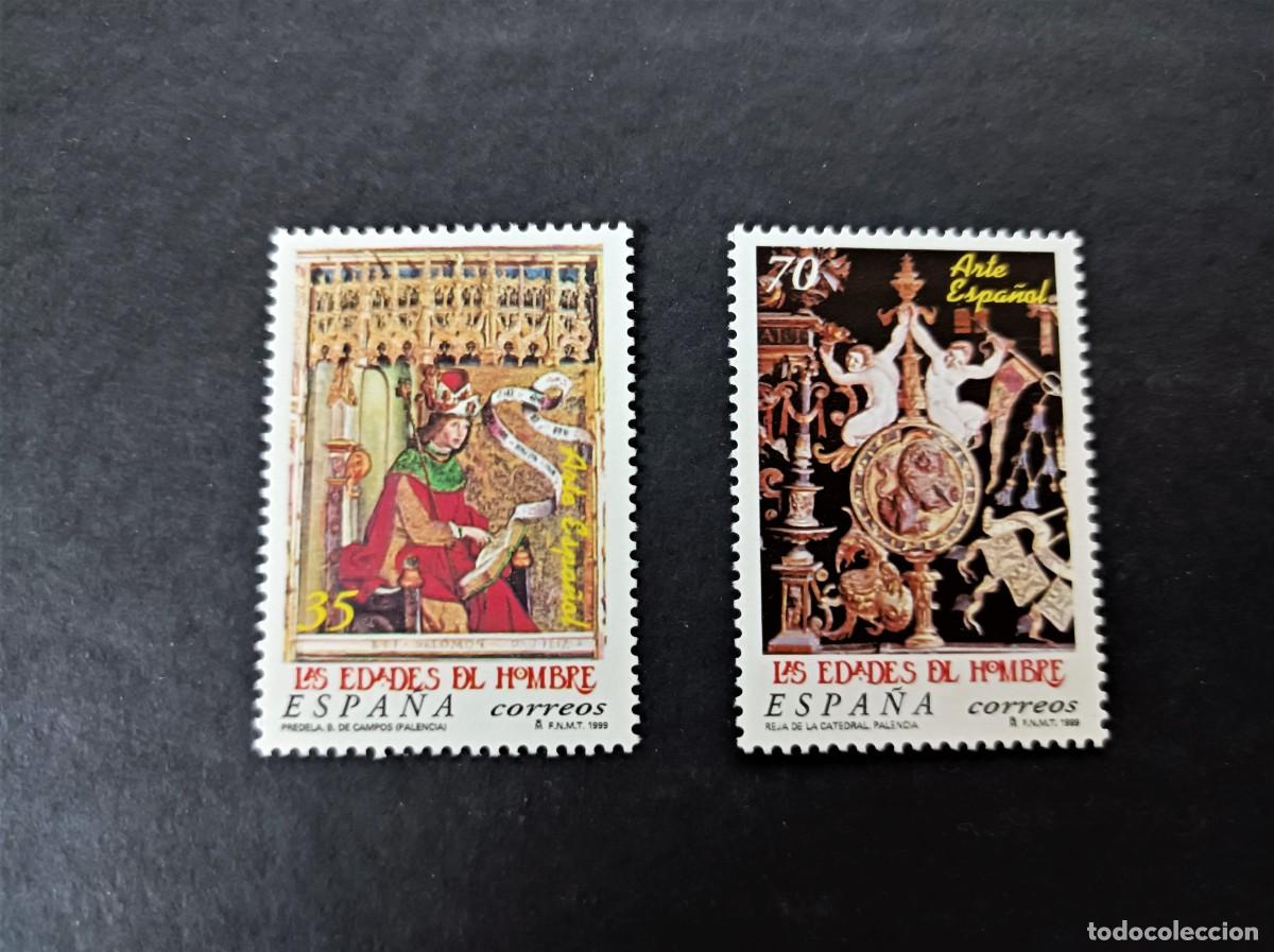Stamps: Sellos nuevos. Edades del Hombre. (Palencia). Serie completa. 14 mayo 1999. Edifil 3630 /31.