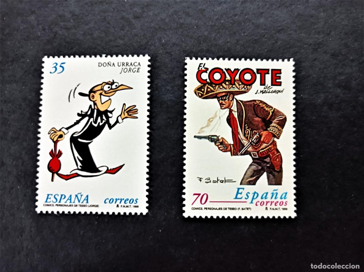 Sellos: Sellos nuevos. Comics. Serie completa. 11 de Junio de 1999. Edifil 3645/46.