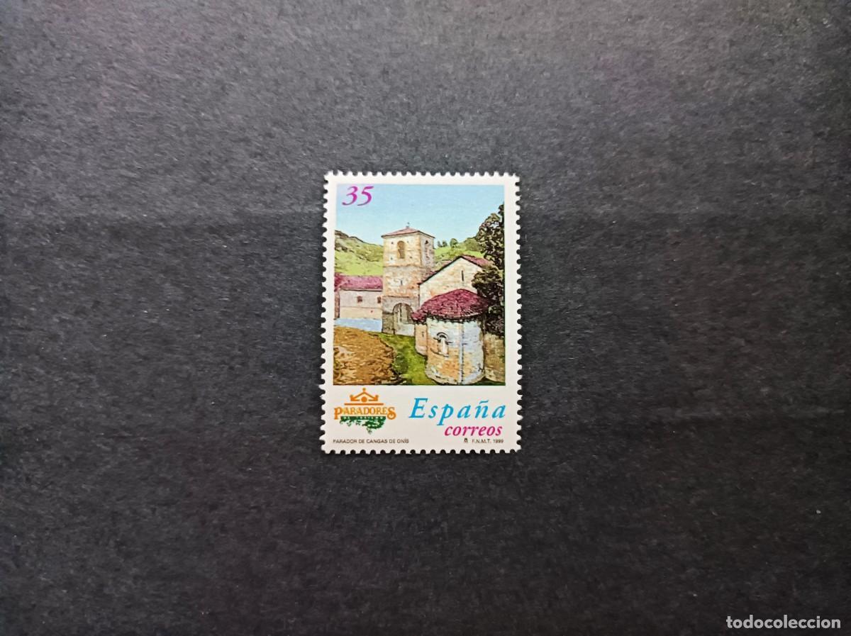 Sellos: Sello nuevo. Paradores de Turismo. P. Cangas de Onis (Asturias). 2 de Julio 1999. Edifil 3650.