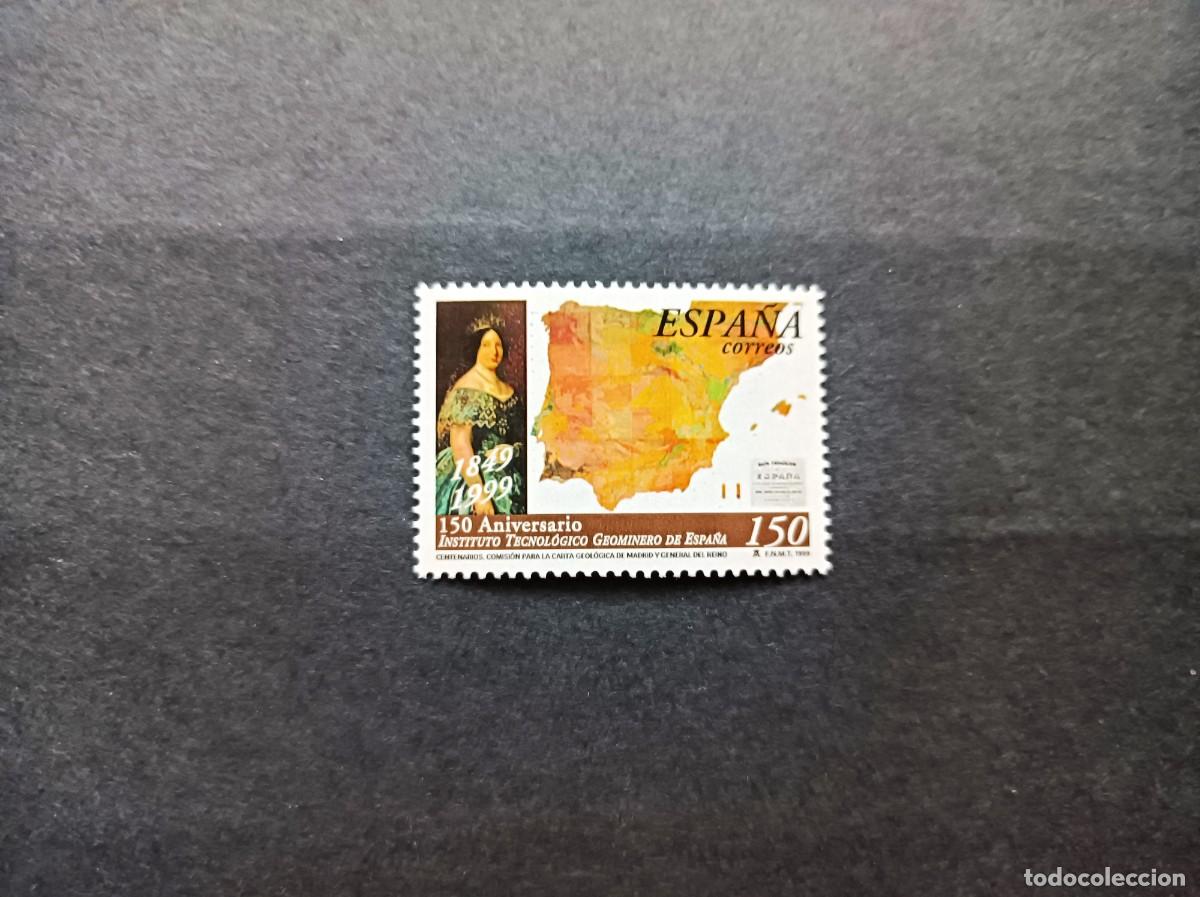 Sellos: Sello nuevo. 150 Aniv&ordm; Carta Geol&oacute;gica de Madrid y G. del Reino. 12 de Julio 1999. Edifil 3654.