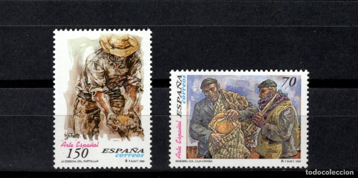 Sellos: Sellos nuevos. Arte Espa&ntilde;ol. Serie completa. 10 Septiembre 1999. Edifil 3656/57