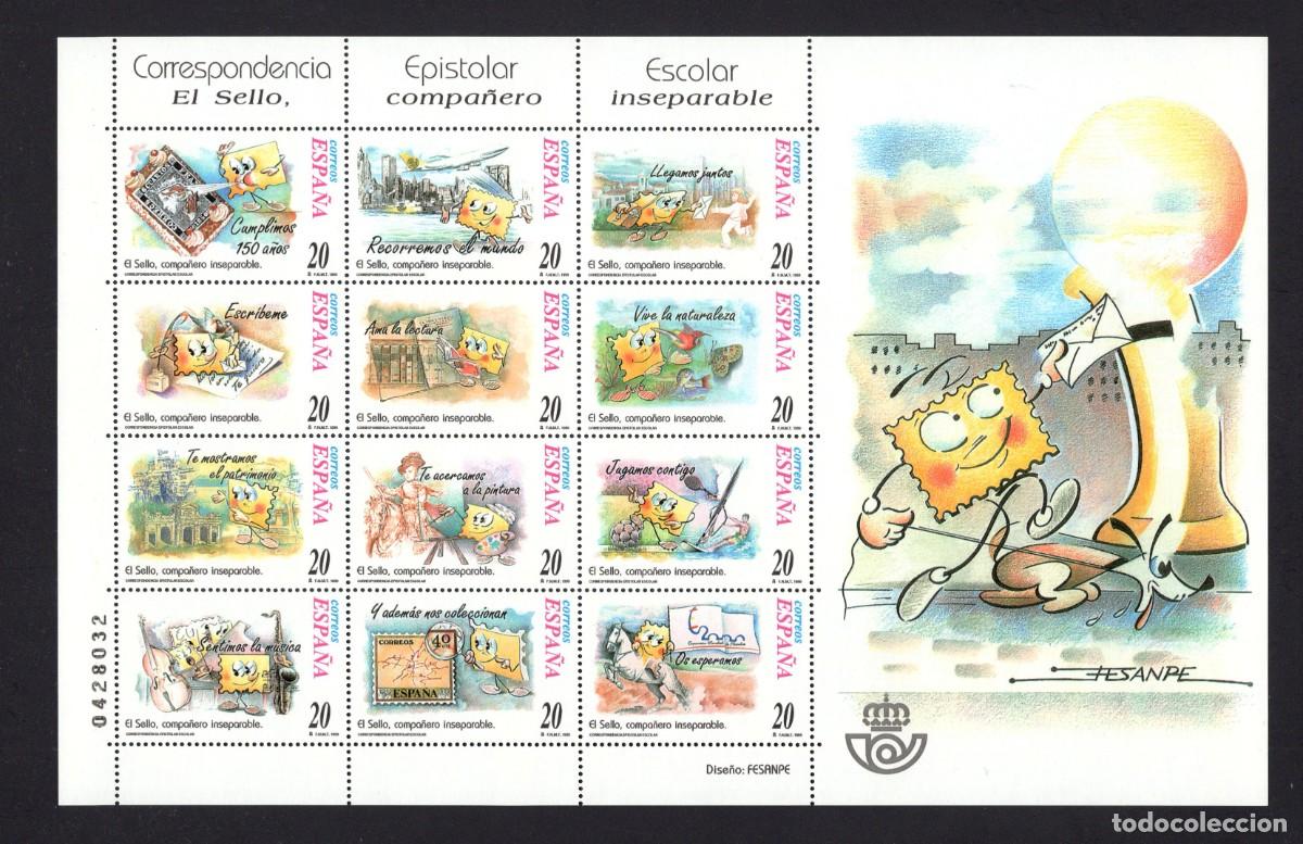 Sellos: Sellos nuevos. Correspondencia Epistolar Escolar. 13 de octubre 1999. Edifil MP. 66.