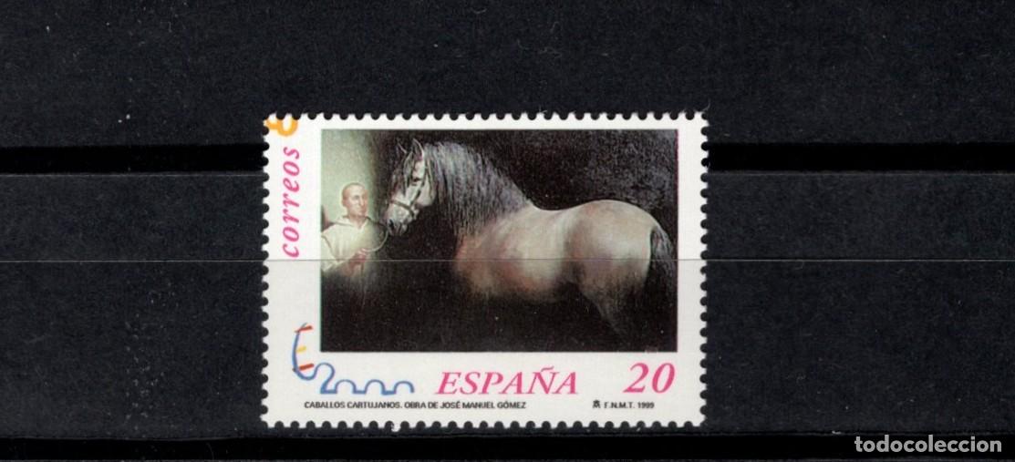 Sellos: Sellos nuevos. Exposici&oacute;n Mundial Filatelia. C. Cartujanos. 3 Noviembre 1999. Edifil 3679A.