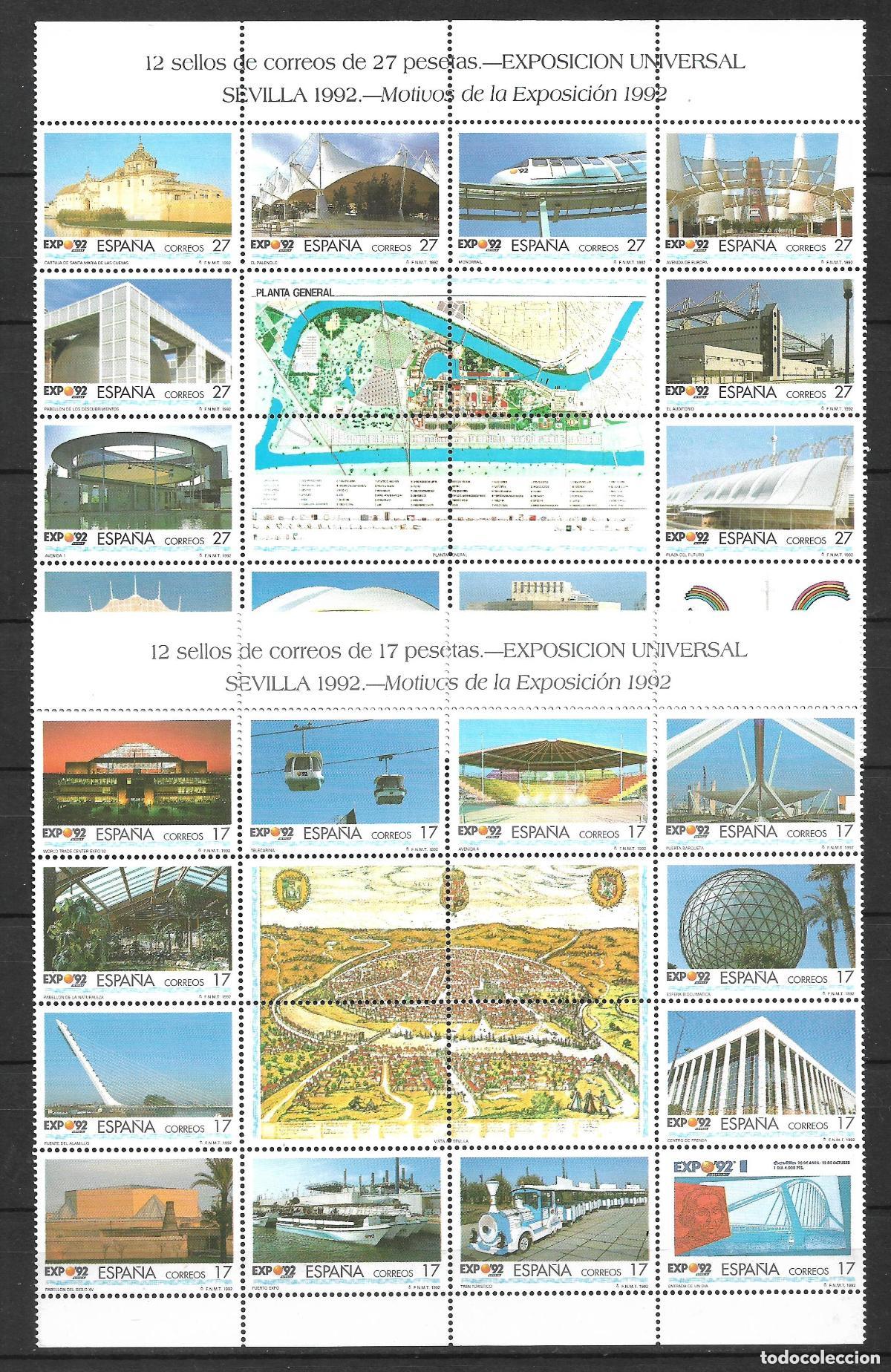 Sellos: espa&ntilde;a 1992 edifil 3164/3187 ** mnh - 31-11