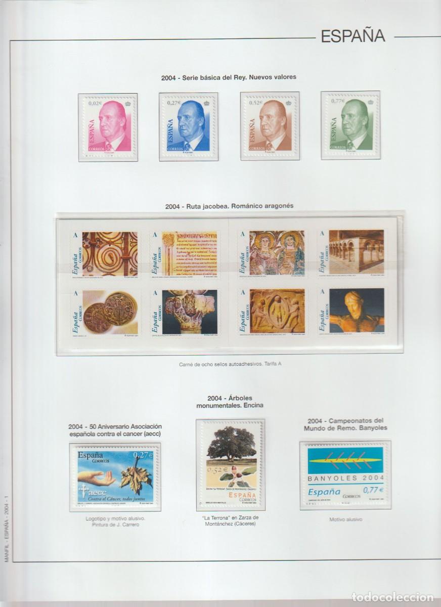 Sellos: Espa&ntilde;a Spain 2004 - A&ntilde;o completo con todos los sellos, hb y sellos procedentes de hb mnh**