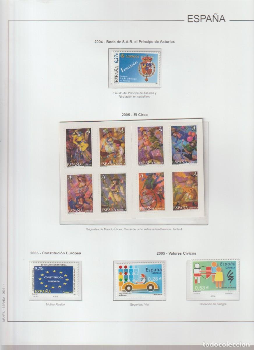 Sellos: Espa&ntilde;a Spain 2005 - A&ntilde;o completo con todos los sellos, hb y sellos procedentes de hb mnh**