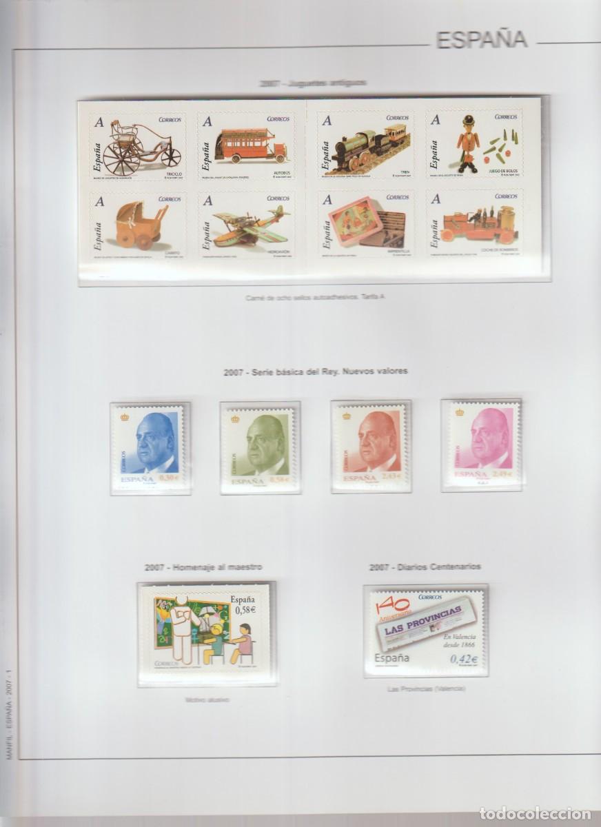 Sellos: Espa&ntilde;a Spain 2007 - A&ntilde;o completo con todos los sellos, hb y sellos procedentes de hb mnh**