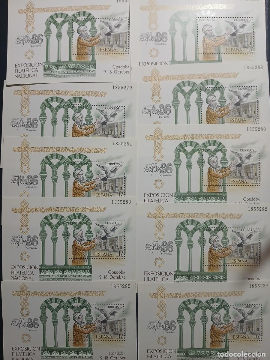 Sellos: A&Ntilde;O 1986 EXPOSICION FILATELICA VALOR CATALOGO 2.50 EUROS