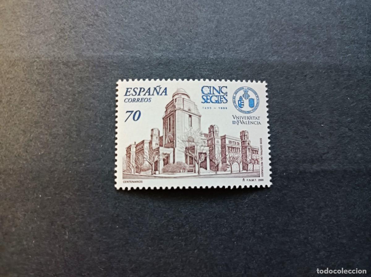 Sellos: Sello nuevo. V Centenario Universidad de Valencia. Rectorado. 12 Abril 2000. Edifil 3704.