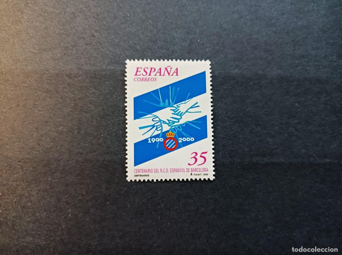 Sellos: Sello nuevo. Centenario R.C.D. Espanyol de Barcelona. 28 Abril 2000. Edifil 3705.