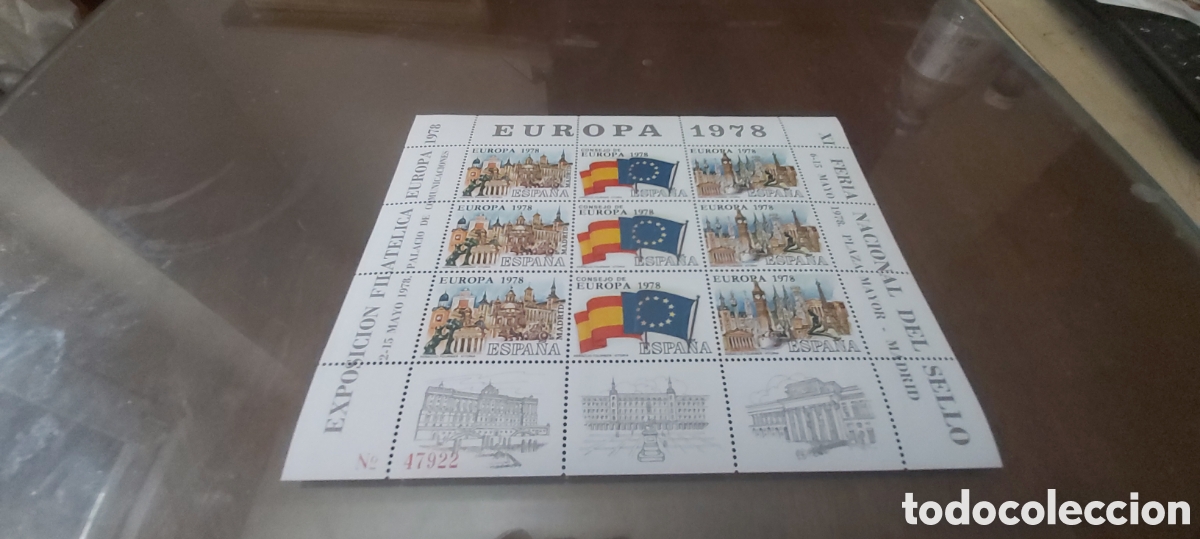 Stamps: Espa&ntilde;a 1978 - Exposici&oacute;n Filat&eacute;lica EUROPA' 78. XI Feria Nacional del Sello - Edifil 60 y 61