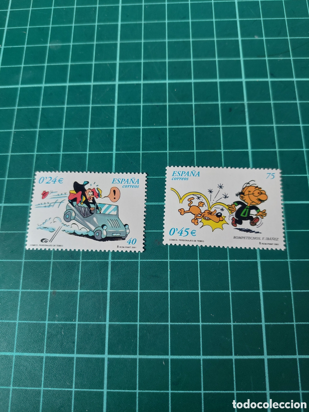 Sellos: 2001 ESPA&Ntilde;A C&Oacute;MICS, TEBEOS PERSONAJES ROMPETECHOS, NUEVOS O USADOS SOLICITA FALTAS AUTOM&Oacute;VIL, FAUNA