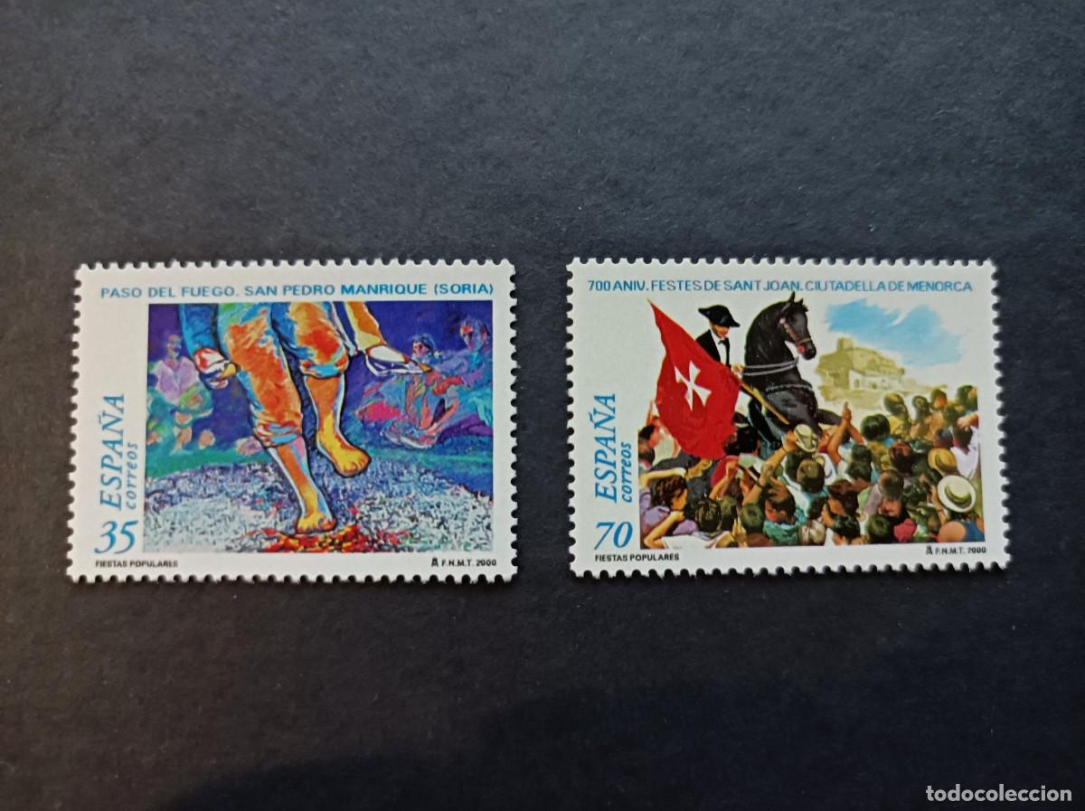 Sellos: Sellos nuevos. Fiestas Populares. Serie completa. 23 de junio de 2000. Edifil 3719/20