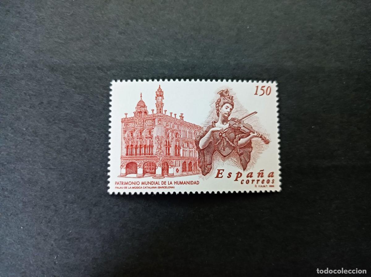 Sellos: Sello nuevo. P. de la Humanidad, Palau M&uacute;sica Catalana. Barcelona. 21 Septiembre 2000. Edifil 3731.