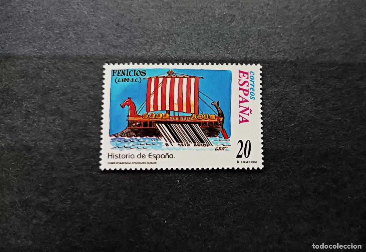 Stamps: Nuevo. Correspondencia Epistolar Escolar. Los Fenicios. 22 Septiembre 2000. Edifil 3734.