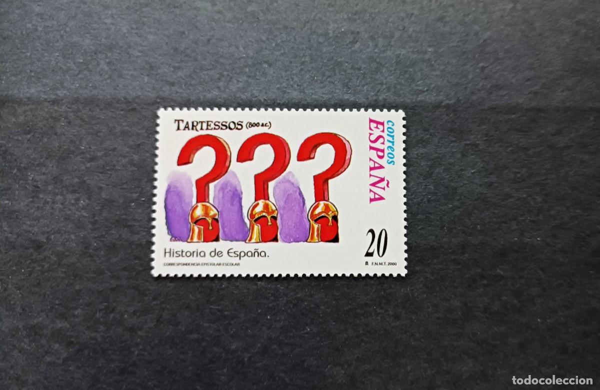 Stamps: Nuevo. Correspondencia Epistolar Escolar. Tartessos. 22 Septiembre 2000. Edifil 3735.