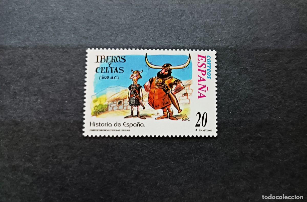 Sellos: Nuevo. Correspondencia Epistolar Escolar. Iberos y Celtas. 22 Septiembre 2000. Edifil 3736.