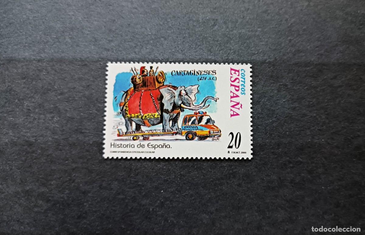 Sellos: Nuevo. Correspondencia Epistolar Escolar. Cartagineses. 22 Septiembre 2000. Edifil 3738.