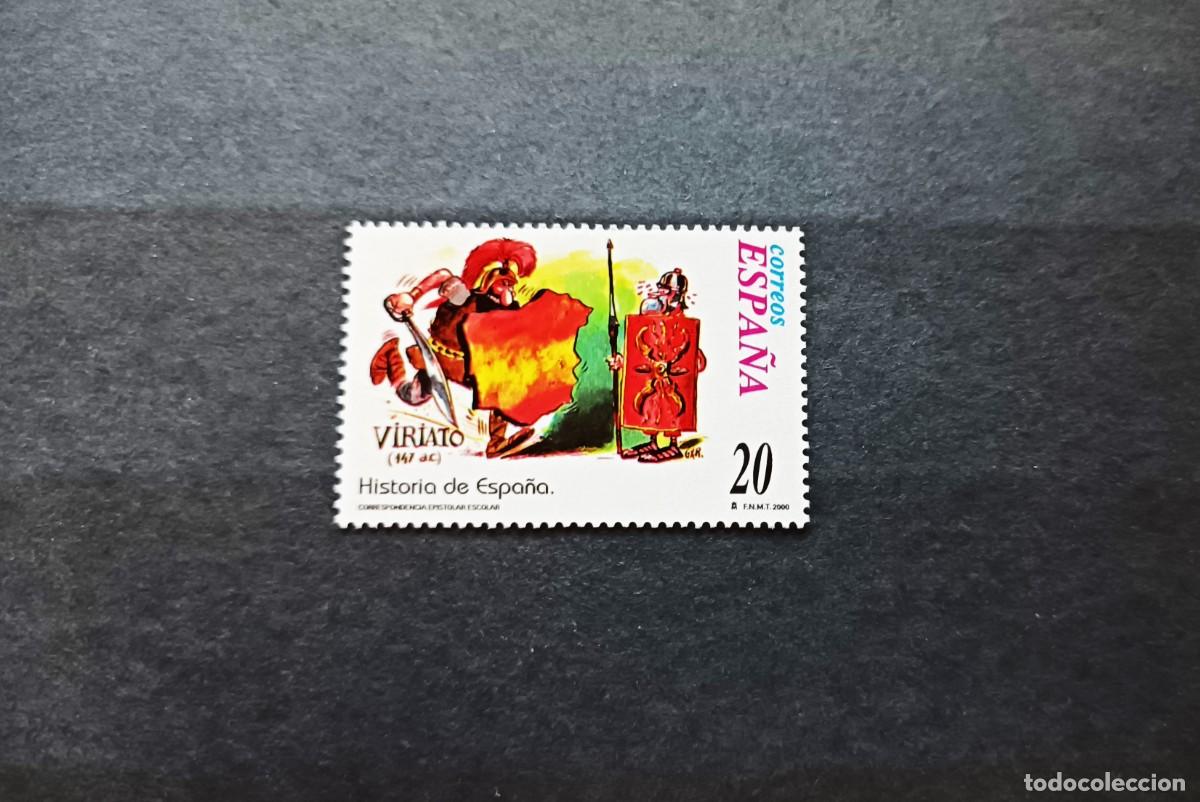 Sellos: Nuevo. Correspondencia Epistolar Escolar. Viriato. 22 Septiembre 2000. Edifil 3740.