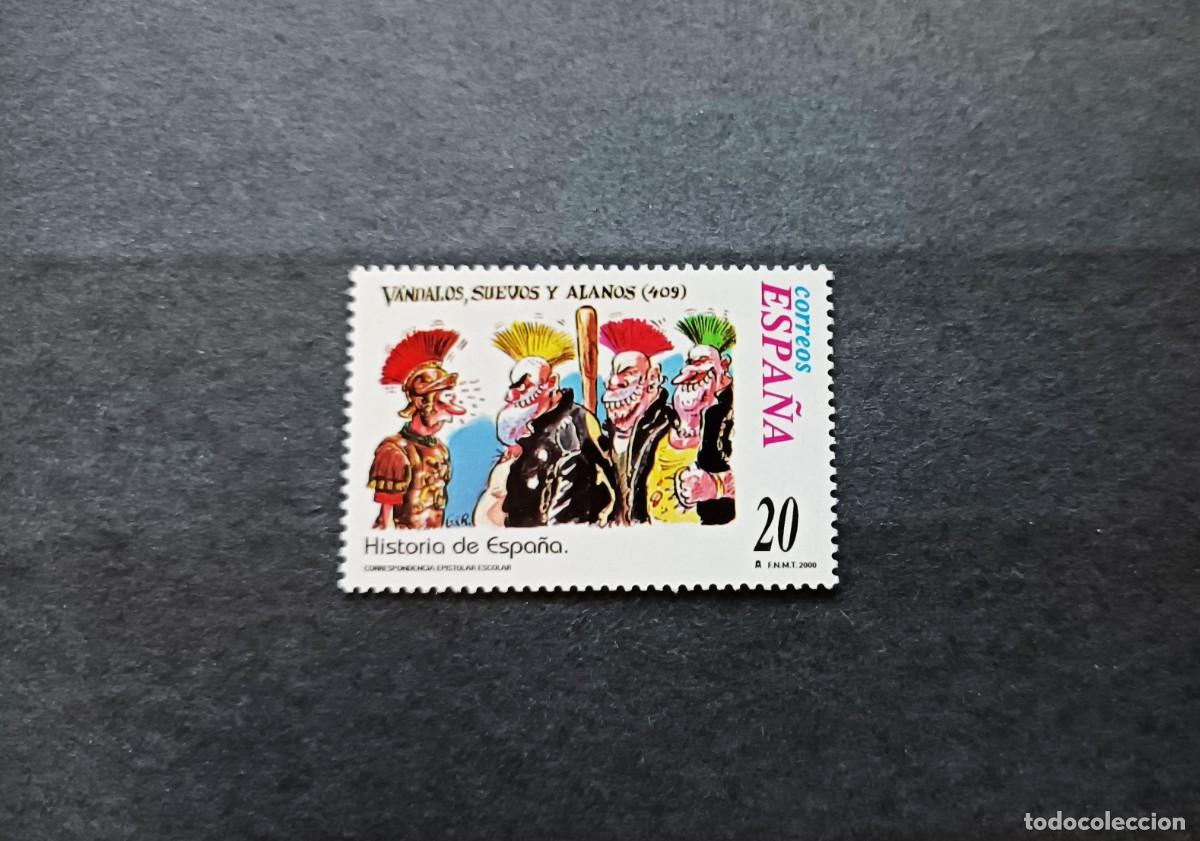 Sellos: Nuevo. Correspondencia Epistolar Escolar. Vandalos, suevos y alanos. 22 Septiembre 2000. Edifil 3743