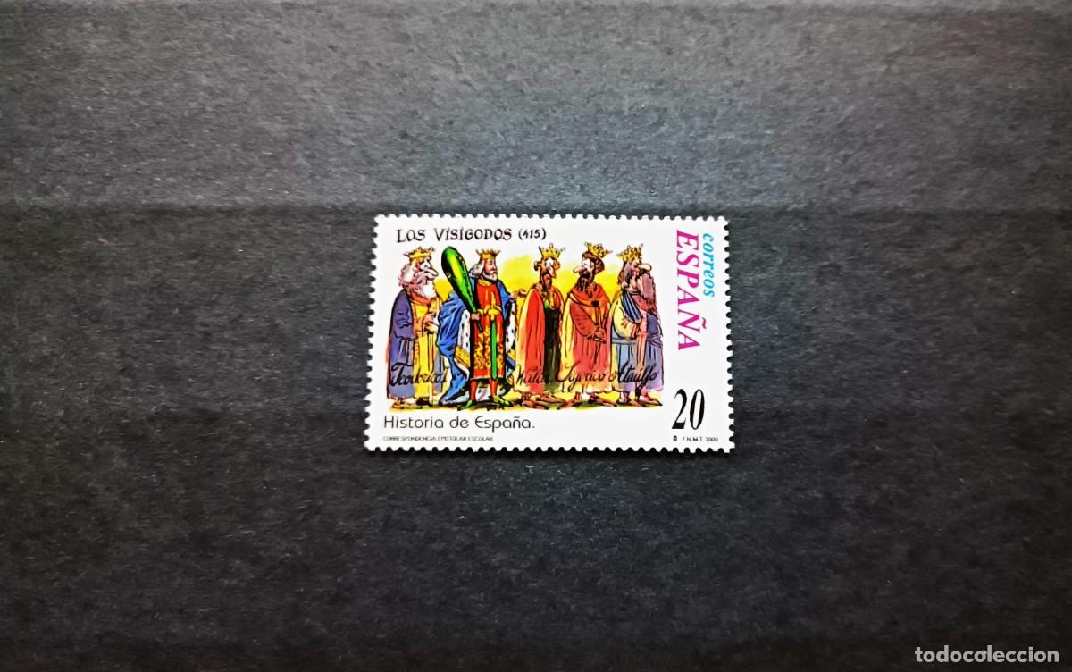 Sellos: Nuevo. Correspondencia Epistolar Escolar. Los Visigodos. 22 Septiembre 2000. Edifil 3744.