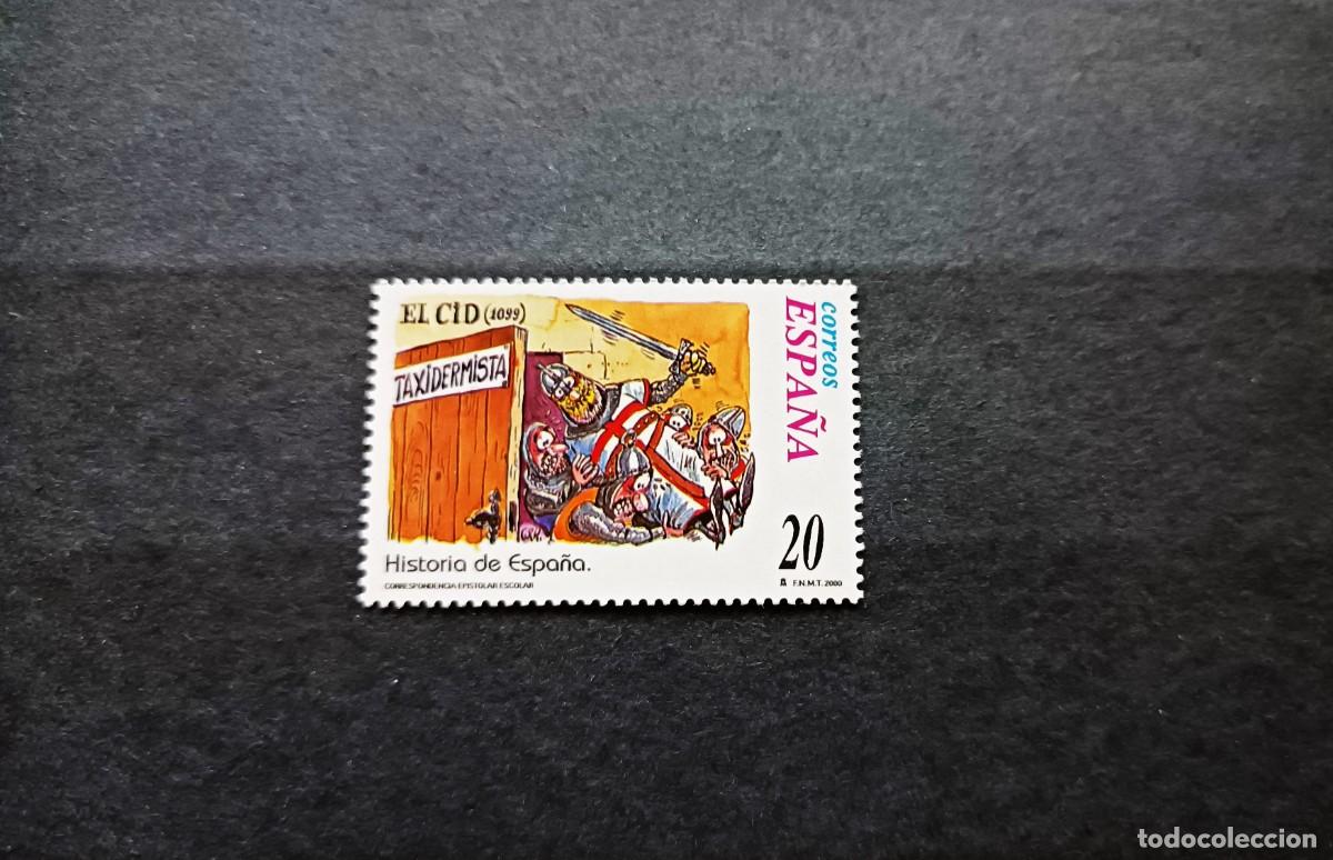 Sellos: Nuevo. Correspondencia Epistolar Escolar. El Cid. 22 Septiembre 2000. Edifil 3750.