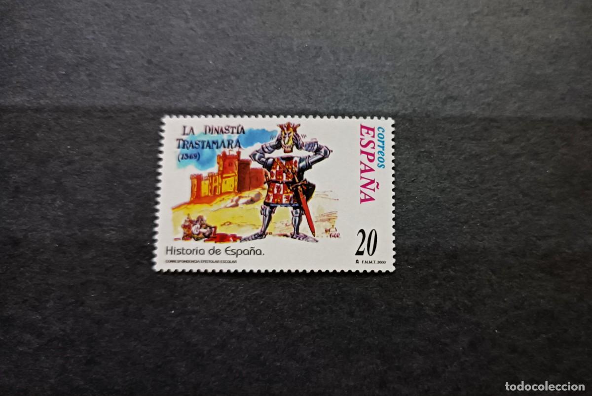 Sellos: Nuevo. Correspondencia Epistolar Escolar. La Dinastia Trastamara. 22 Septiembre 2000. Edifil 3753.