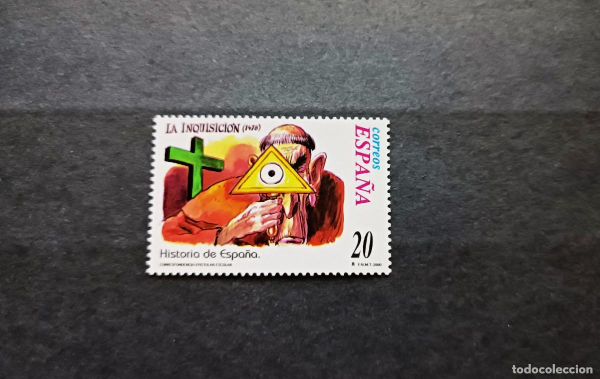 Sellos: Sello Nuevo. Correspondencia Epistolar Escolar. La Inquisici&oacute;n. 22 Septiembre 2000. Edifil 3754.
