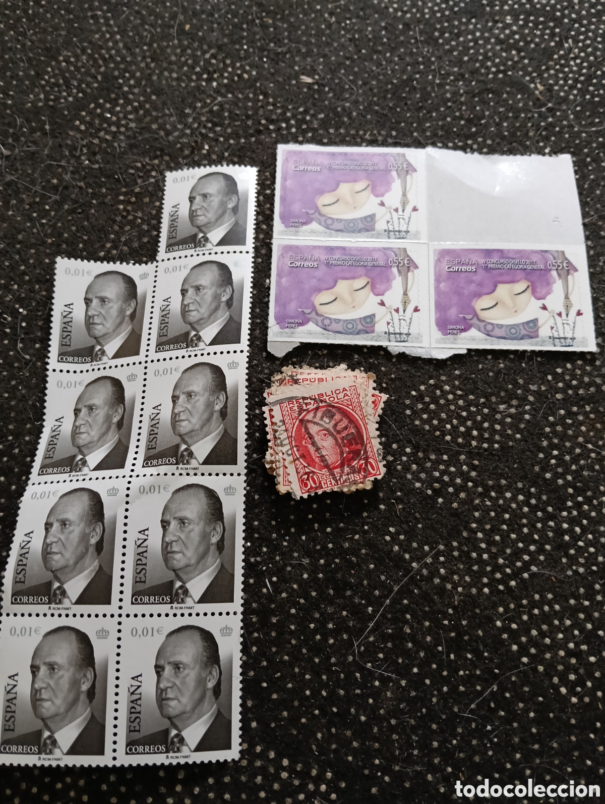 Sellos: Lote de 25 sellos variados de Espa&ntilde;a nuevos y usados