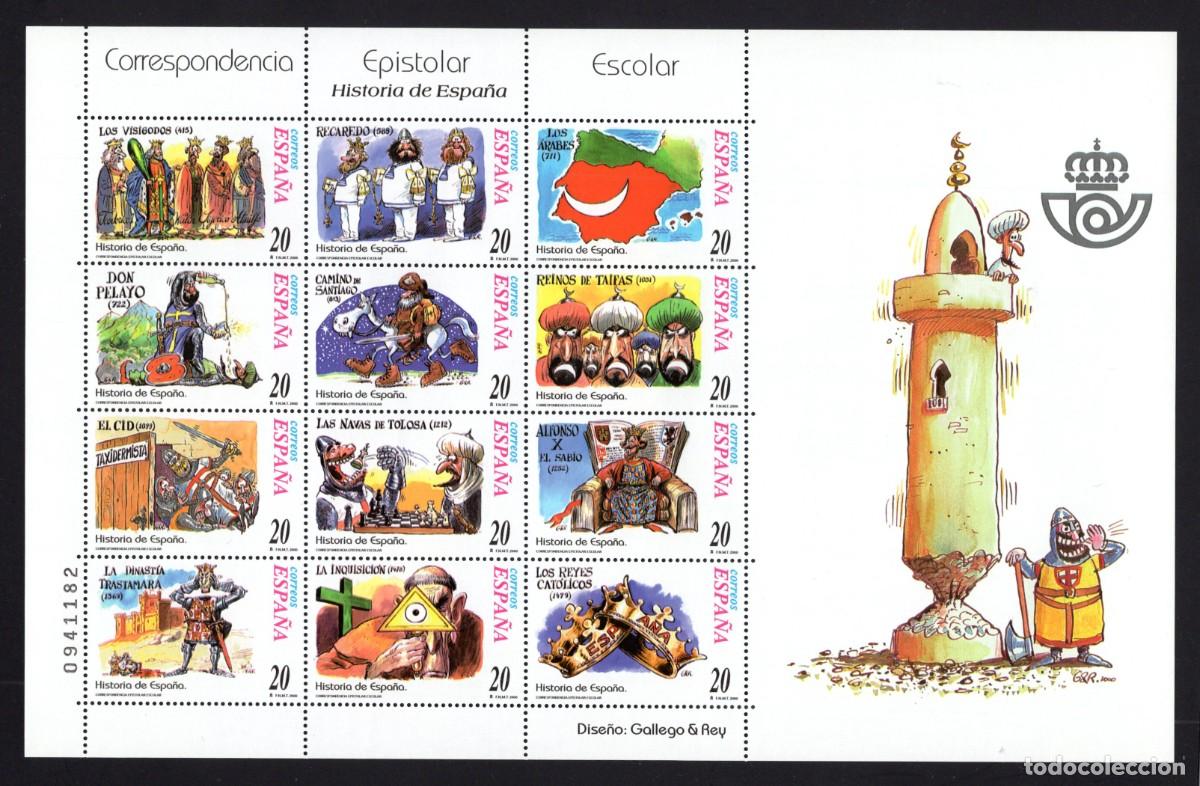 Sellos: Sellos nuevon. Correspondencia Epistolar Escolar. 22 de Septiembre de 2000. Edifil MP.74.