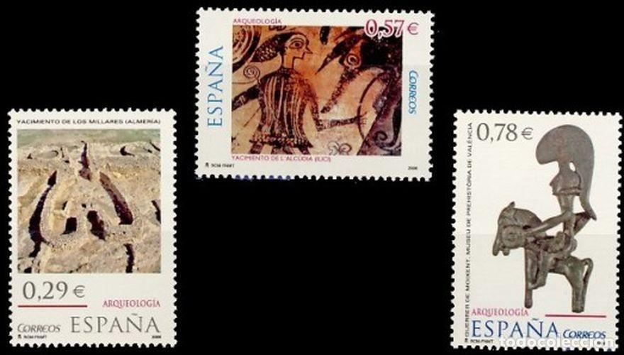 Briefmarken: Espa&ntilde;a 2006 edifil 4250/2 Sellos ** Arqueologia Yacimiento de los Millares Almeria, Fragmento