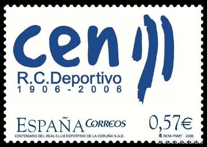Sellos: Espa&ntilde;a 2006 Edifil 4266 Sello ** Deportes Sport Futbol Centenario Real Club Deportivo de La Coru&ntilde;a