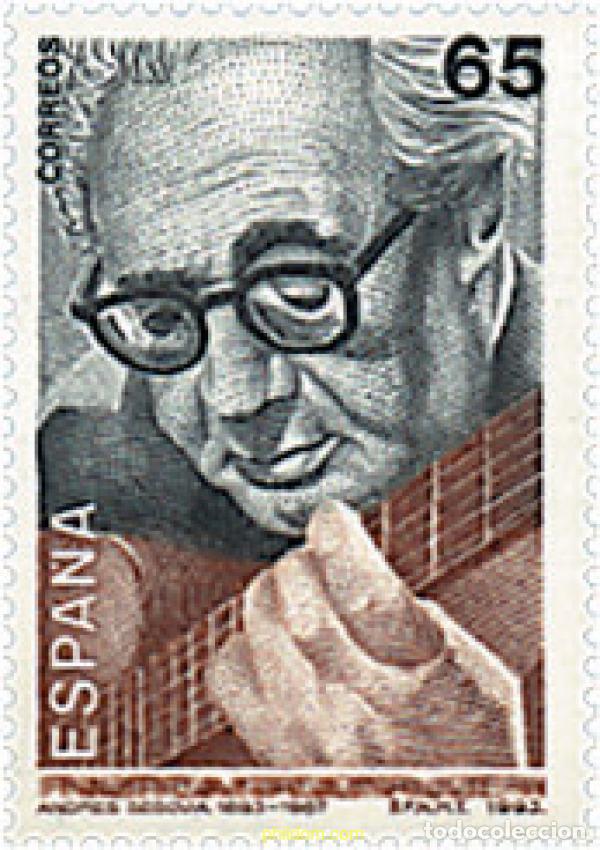 Sellos: 85438 MNH ESPA&Ntilde;A 1993 CENTENARIO DEL NACIMIENTO DE ANDRES SEGOVIA